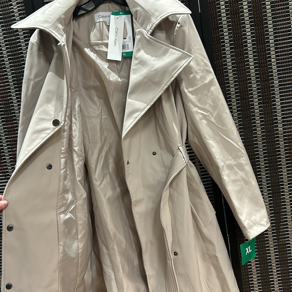 NWT! Calvin Klein Trench Coat - Picture 4 of 6